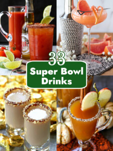 33 super bowl drinks collage