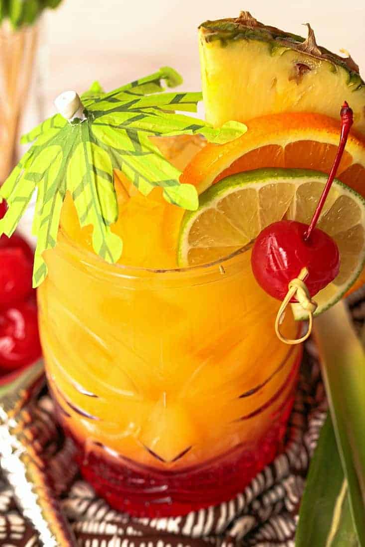 Mai Tai A Tropical Rum Cocktail Recipe Mantitlement