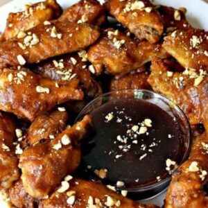 Baked Peanut Butter and Jelly Wings Recipe