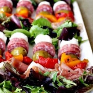 Antipasto Salad Kabobs | Easy Party Appetizer Idea