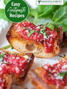 tomato bread featured in anitpasto recipe round up