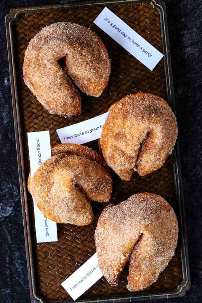 Homemade Fortune Cookies | Cinnamon Sugar Fortune Cookie Recipe