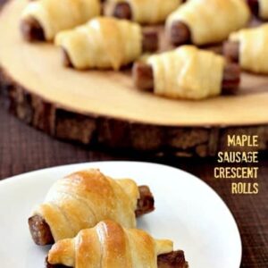 Maple Sausage Crescent Rolls