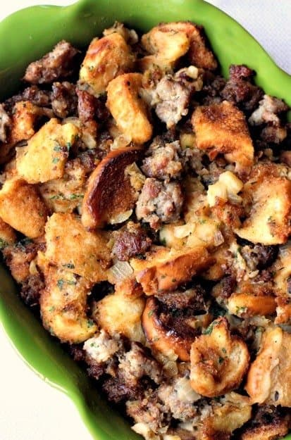The Best Sausage Stuffing Recipe | Easy Sausage Stuffing With Apples