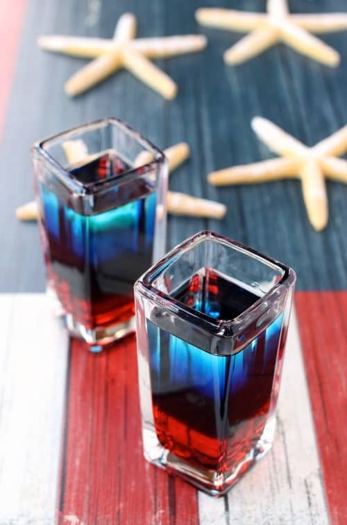 Red White and | A Patriotic Vodka Shot | Mantitlement