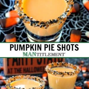 pumpkin pie shots collage for pinterest