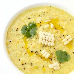Chilled Sweet Corn Soup | The Best Chilled Soup For Summer