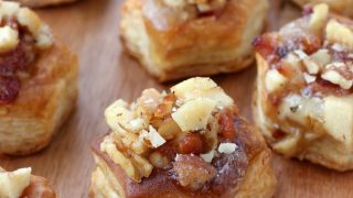 Brie, Apple & Almond Phyllo Cups - LeMoine Family Kitchen