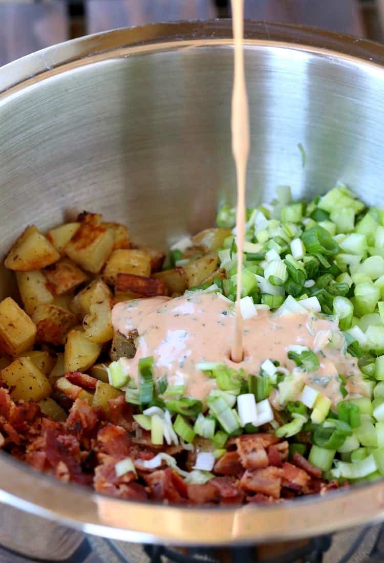 Bbq Bacon Potato Salad Recipe Flavor Packed Bbq Side Dish 