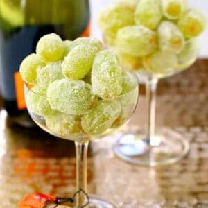 Sugared Prosecco Grapes Recipe | Boozy New Year's Eve Food