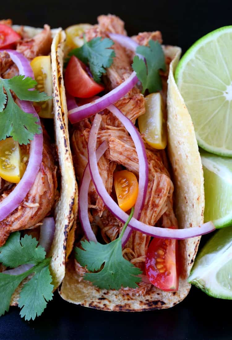 Slow Cooker Turkey Mole Tacos | Easy Taco Recipe With Mole Sauce