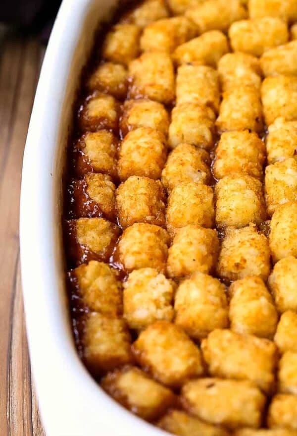 ground beef and tater tot casseroles