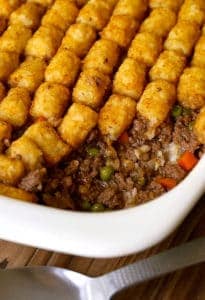 ground beef and tater tot casseroles