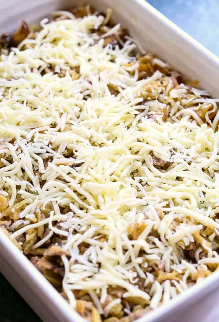 Philly Cheesesteak Spaghetti Squash Casserole - Mantitlement