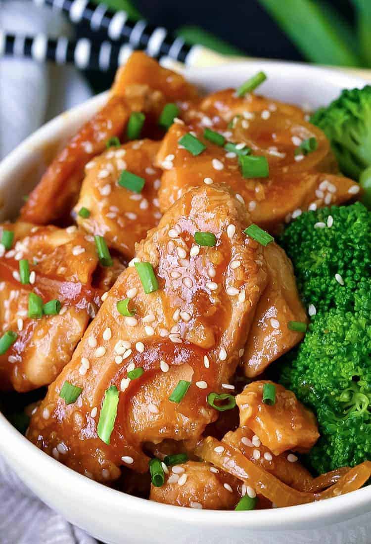 Slow Cooker Mongolian Chicken | An Easy Chicken Dinner Recipe