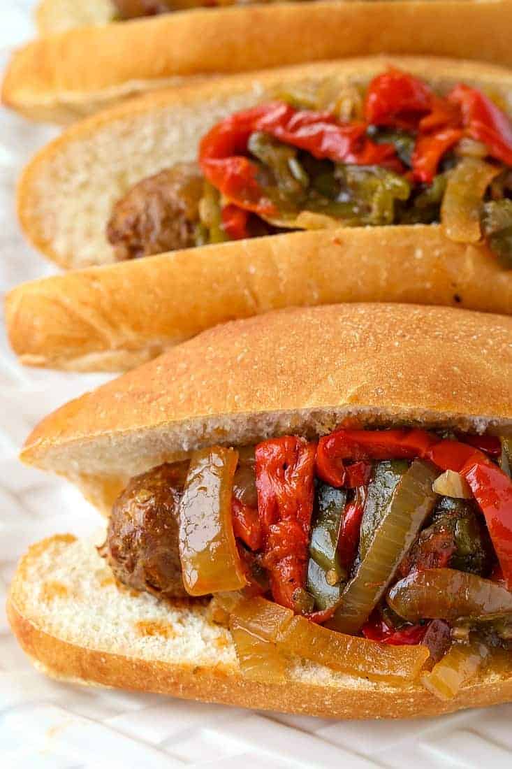 Crock Pot Sausage and Peppers | Easy Dinner Recipe | Mantitlement