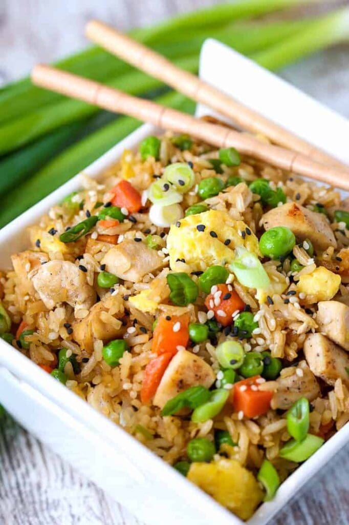 Chicken Fried Rice is a fried rice recipe you can make for an easy dinner