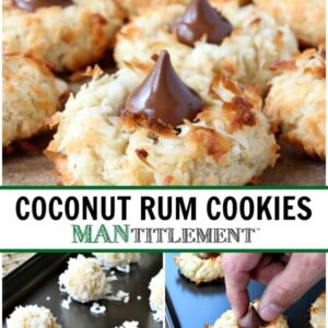 Coconut Rum Cookies are an easy cookie recipe
