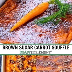 carrot souffle collage for pinterest