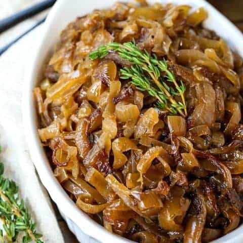 Slow Cooker Caramelized Onions | Mantitlement