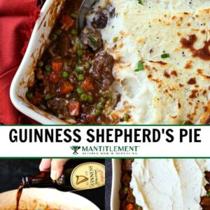 beef shepherd's pie recipe collage for pinterest