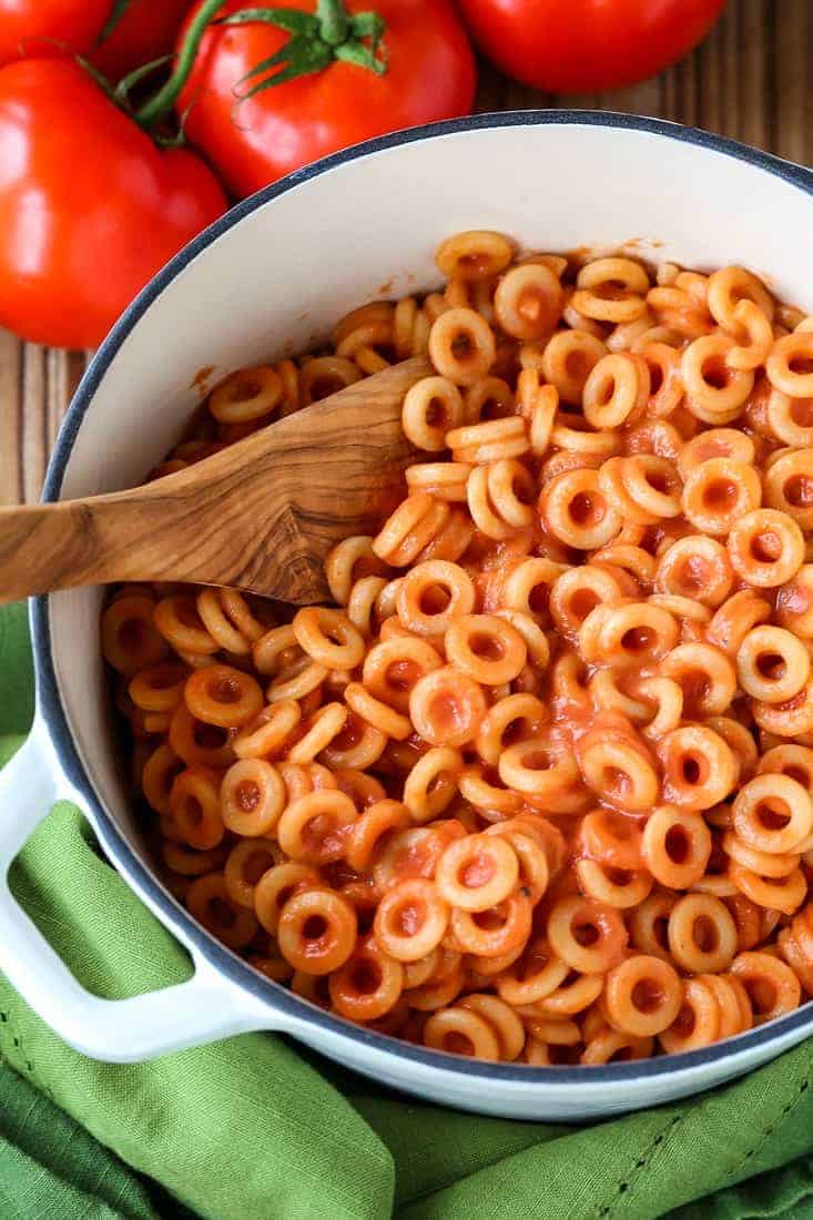 Easy Homemade Spaghettios Copycat Spaghettios Recipe