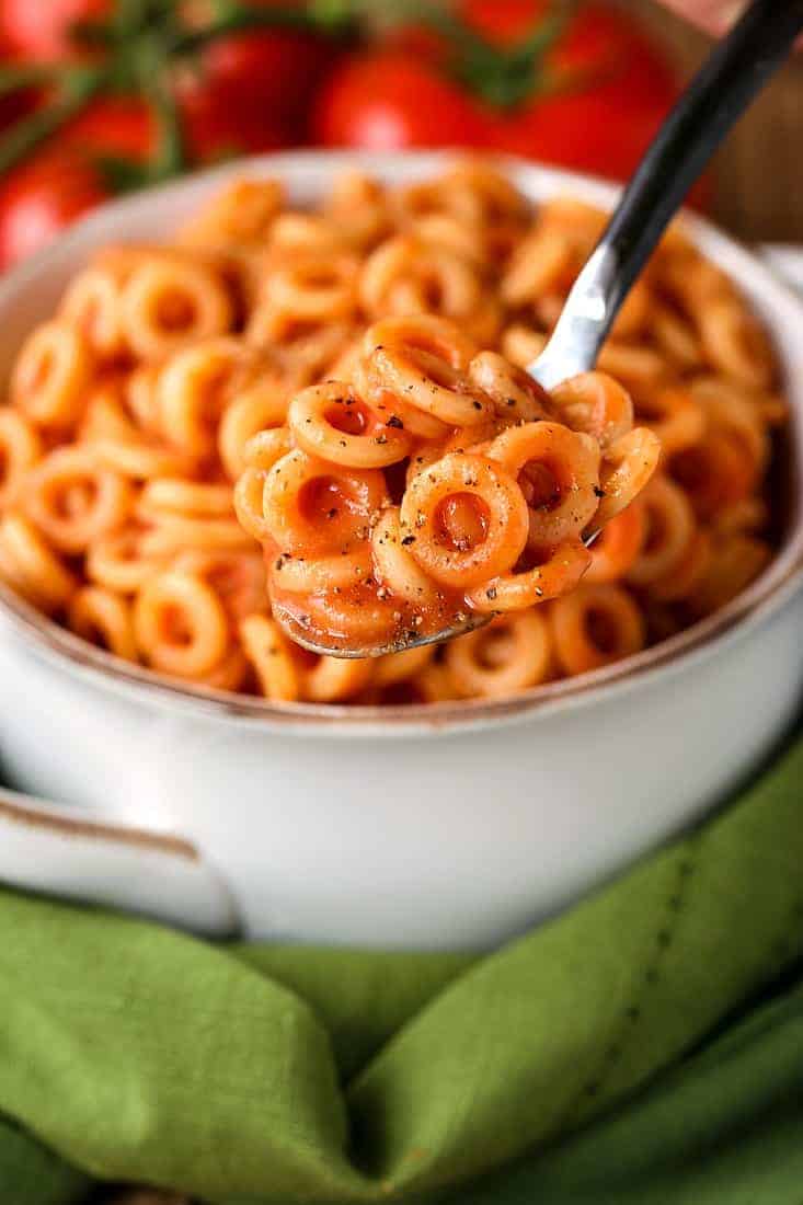 Homemade Spaghetti O's - Homemade Nutrition - Nutrition that fits your life