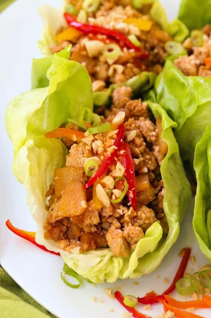 Chicken Lettuce Wraps | Mantitlement