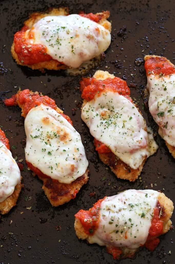 Easy Parmesan Chicken Tenderloins Oven Baked Chicken Mantitlement