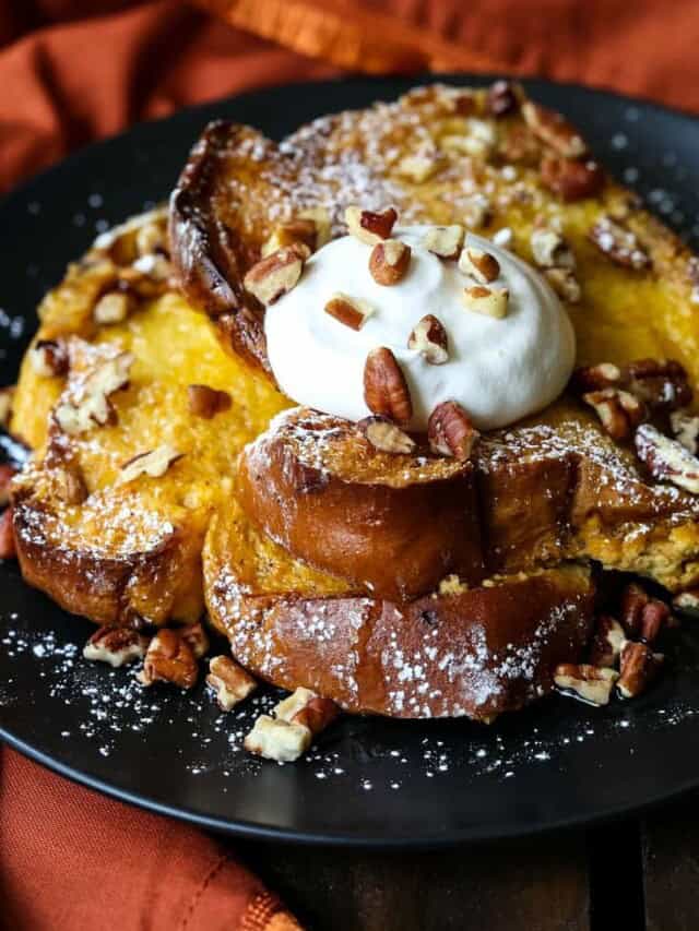 Overnight Pumpkin Brioche French Toast - Mantitlement