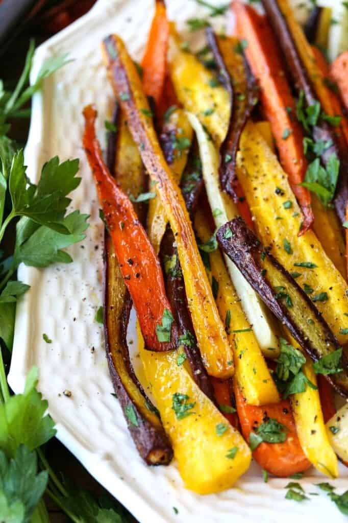 The BEST Roasted Carrots Mantitlement