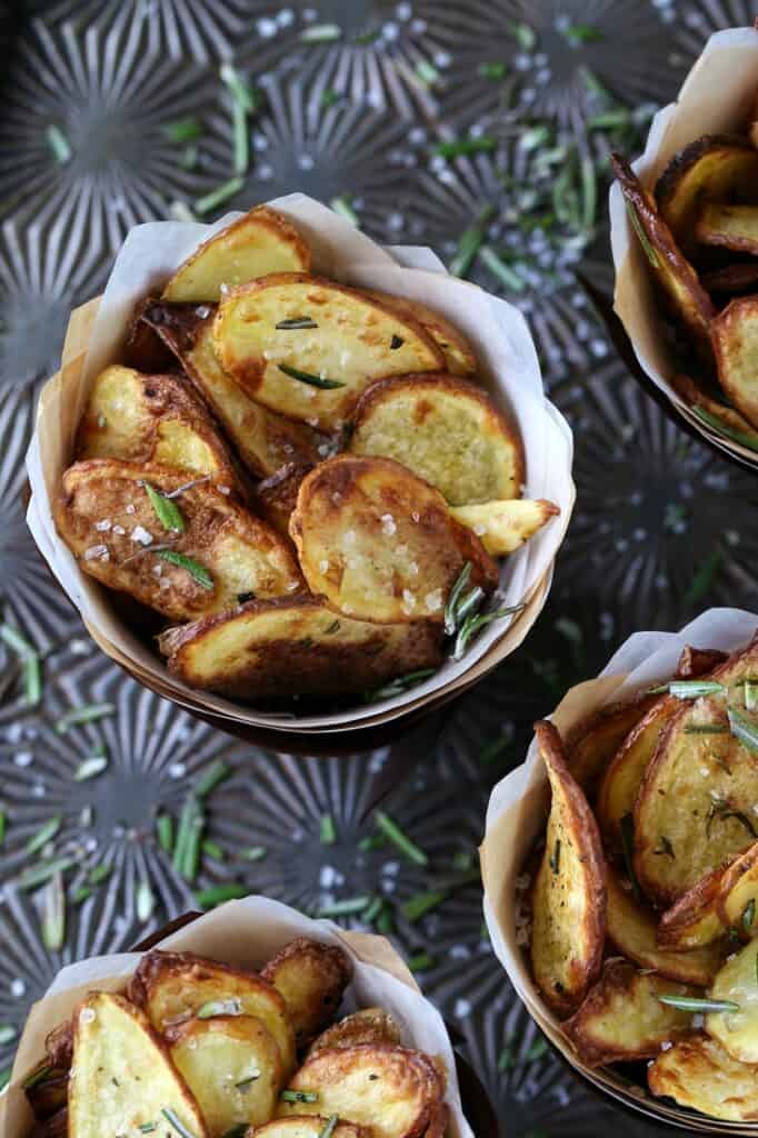 Crispy Fingerling Potatoes | Homemade Potato Chips | Mantitlement