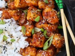 Healthier General Tso's Chicken with Tiger Rice Cooker JAX