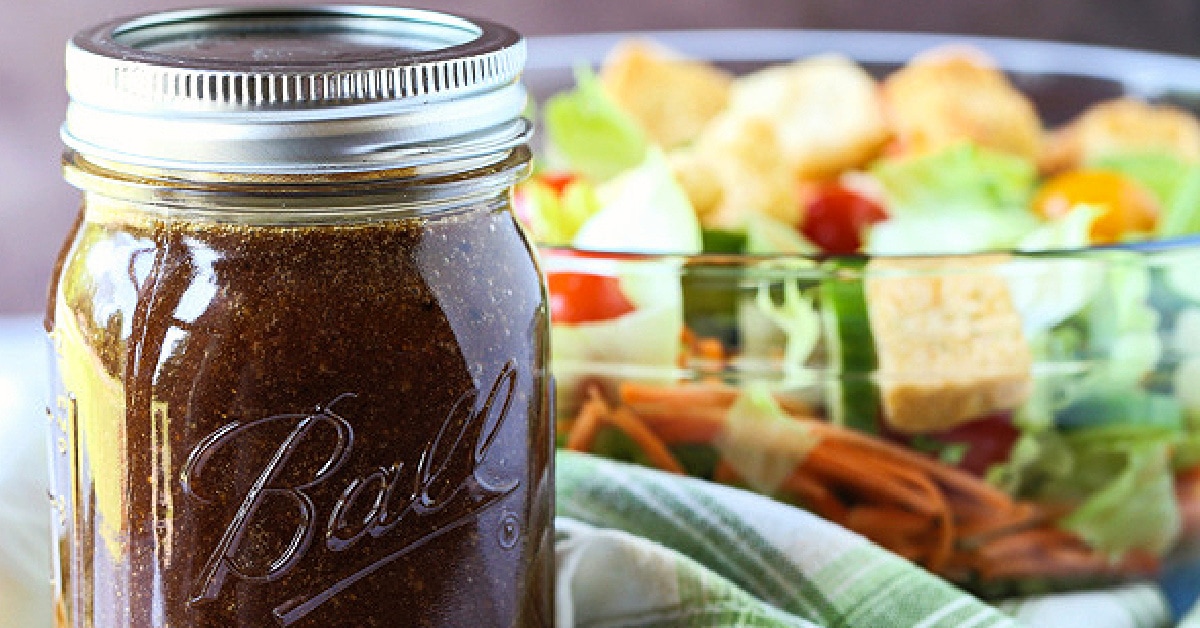 Creamy Balsamic Dressing (Easy, No Blender!) • Salt & Lavender