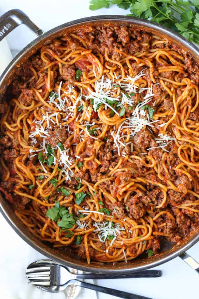 One Pot Spaghetti | Mantitlement