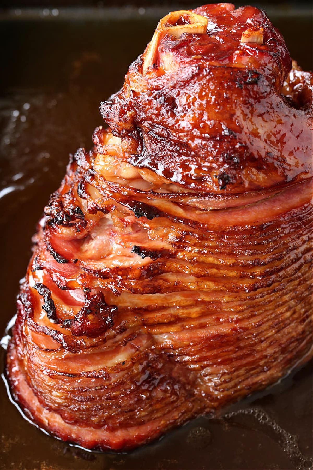 Cider Glazed Baked Holiday Ham Recipe