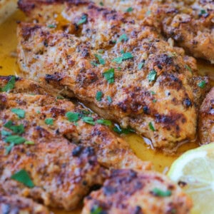 baked chicken breasts with greek marinade