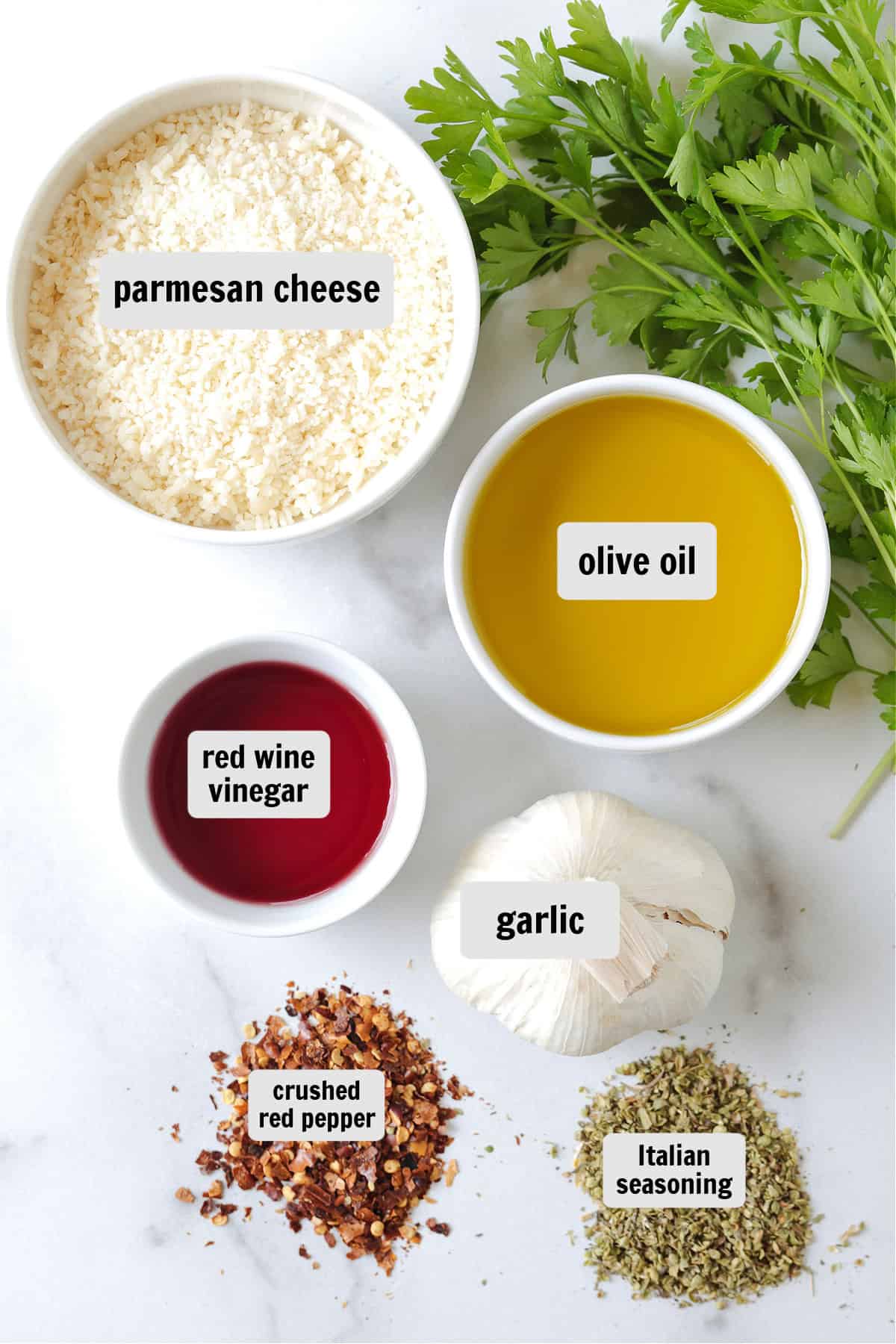 ingredients for italian chicken marinade