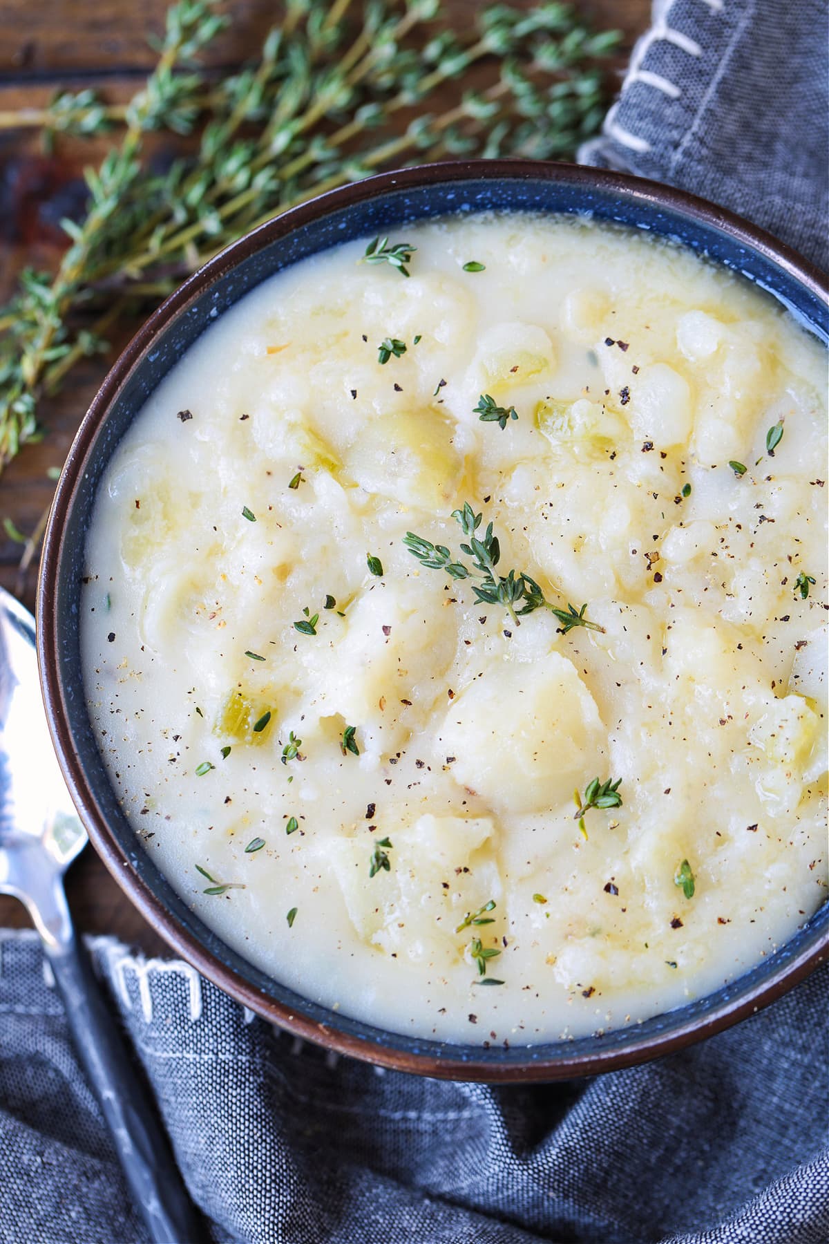 Old Fashioned Potato Soup Recipe Feature 
