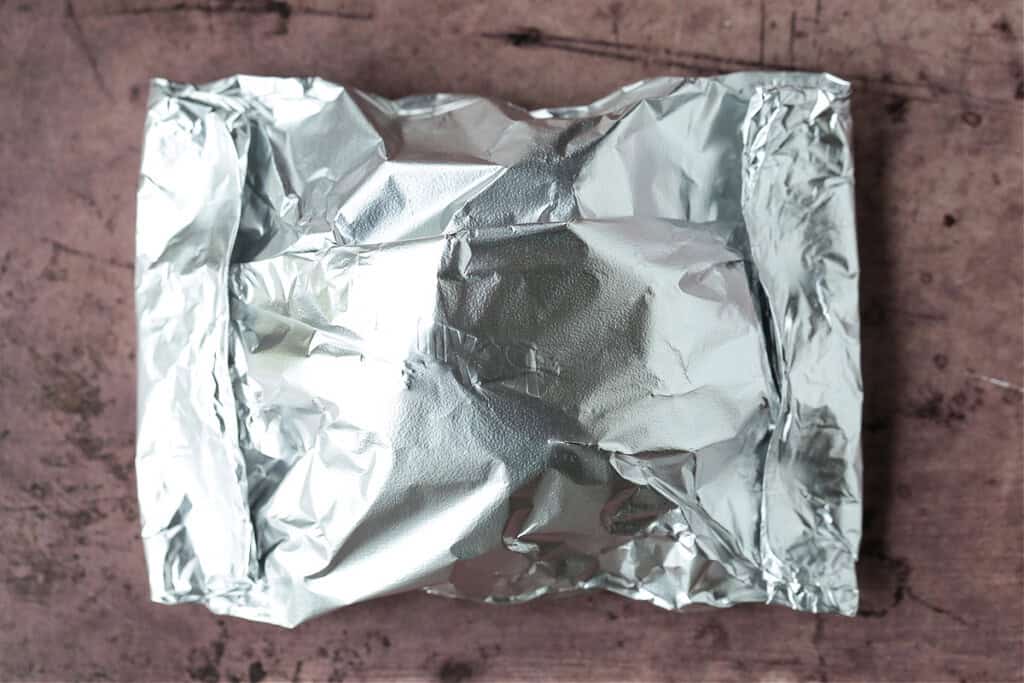 foil packet wrapped up with campfire potatoes